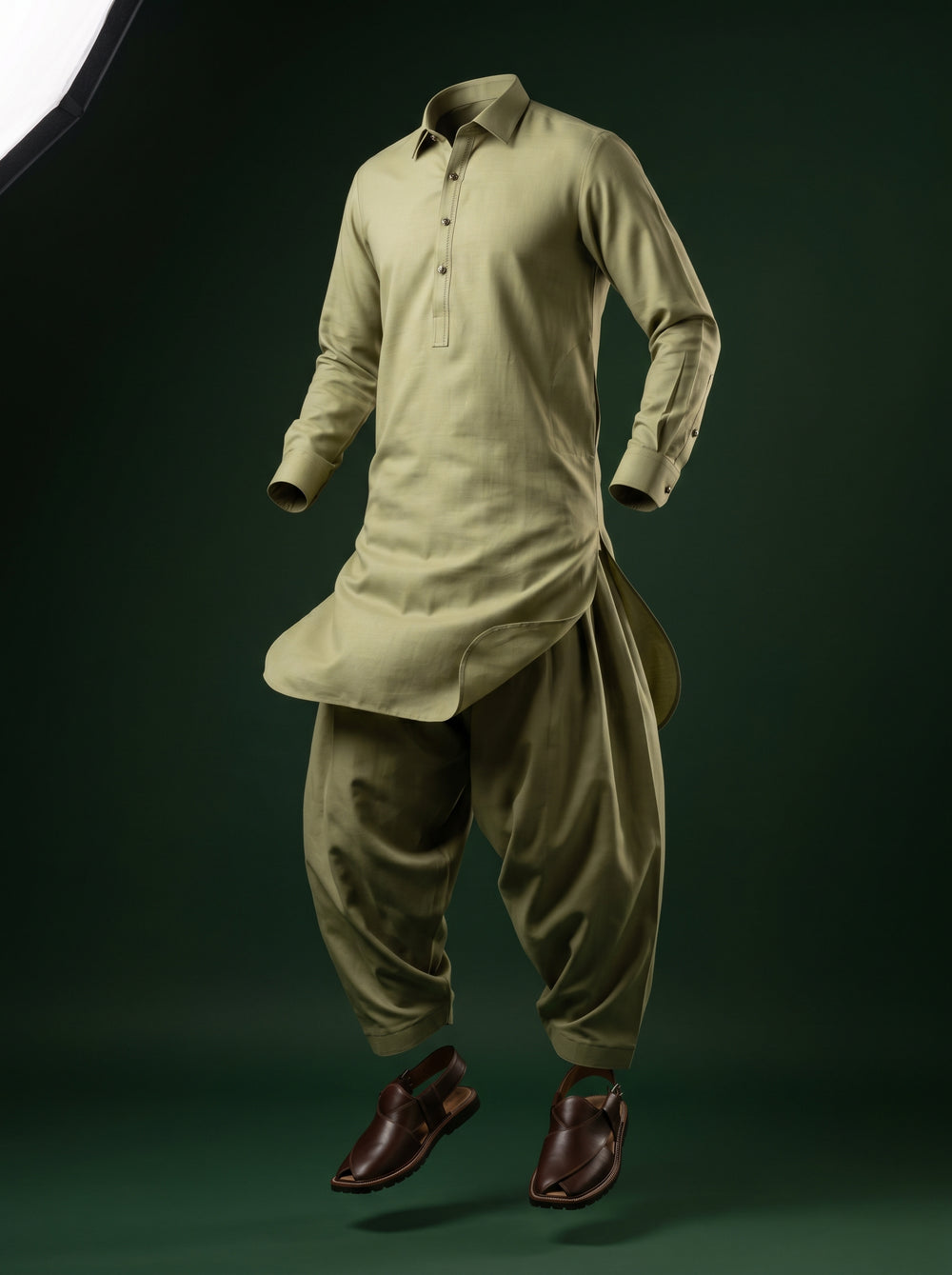 Parrot Green – Italian Wash & Wear - BINZAIN FABRICS