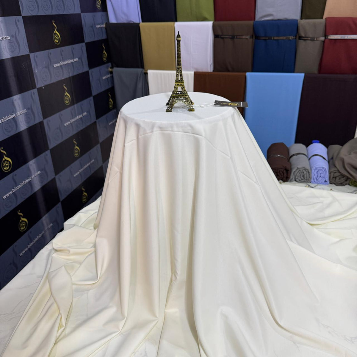 Luxury Off White Italian Boski – Best of BinZain Fabrics